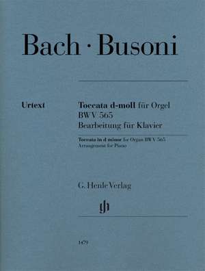 Busoni, Ferruccio - Toccata d-moll für Orgel BWV 565 (Johann Sebastian Bach) de Ferruccio Busoni