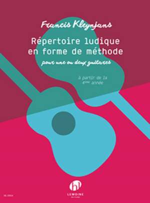 KLEYNJANS, F: REPERTOIRE LUDIQUE EN FORME DE METHODE de FRANCIS KLEYNJANS