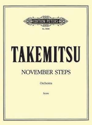 November Steps (Full Score) de Toru Takemitsu