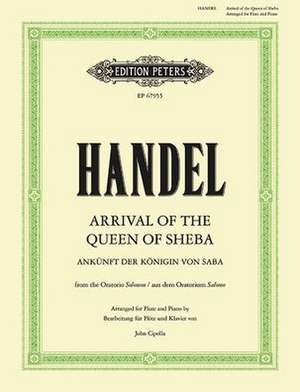 Arrival of the Queen of Sheba (Arranged for Flute and Piano) de George Frideric Handel