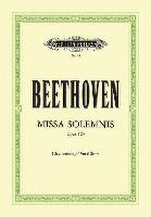 Missa Solemnis in D Op. 123 (Vocal Score) de Ludwig van Beethoven