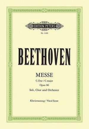 Mass in C Op. 86 (Vocal Score) de Ludwig van Beethoven