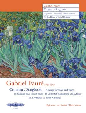 Gabriel Fauré Centenary Songbook (High Voice) de Gabriel Fauré