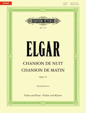 CHANSON DE MATIN CHANSON DE NUIT de SIR EDWARD W ELGAR