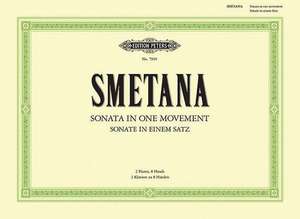 Sonata in One Movement for Two Pianos, Eight Hands de Bedrich Smetana