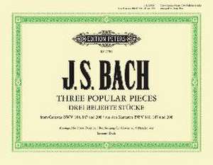 3 Popular Pieces from Cantatas Bwv 140, 147, 208 (Arranged for Piano Duet) de Johann Sebastian Bach