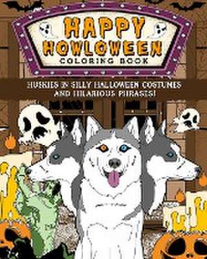 Huskies Happy Howloween Coloring Book de Paperland