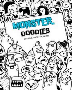 MONSTER DOODLES Coloring Book de Mandala Printing Press