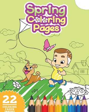 Spring Coloring Book For Kids de Fun Printing Press