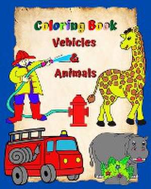 Coloring Book Vehicles and Animals de Maryan Ben Kim