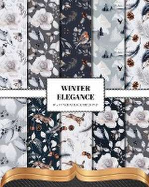 Winter Elegance Scrapbook Paper de The Inky Lion