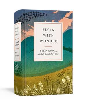 Begin with Wonder de Mary Oliver