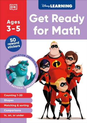 Disney Learning Get Ready for Math (Ages 3-5) de Dk