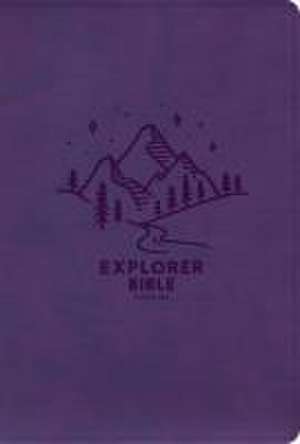 KJV Explorer Bible for Kids, Purple Leathertouch de Holman Bible Publishers