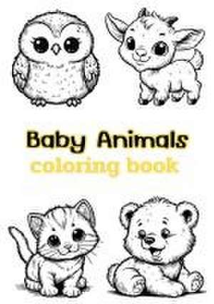 Baby Animals coloring book de Beccanica K