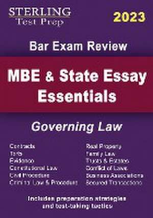 MBE and State Essay Essentials de Sterling Test Prep