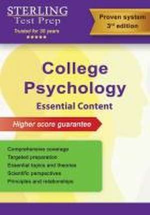 College Psychology de Sterling Test Prep