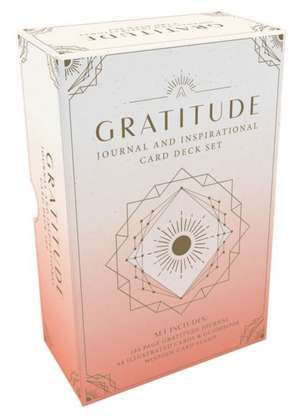 Gratitude Journal and Inspirational Card Deck Set de Insight Editions