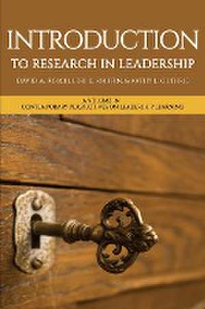 Introduction to Research in Leadership de David M. Rosch