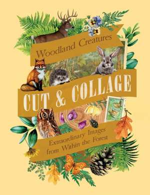 Cut & Collage Woodland Creatures de Earth Aware Editions