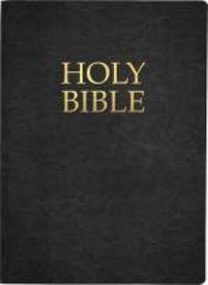 Kjver Holy Bible, Large Print, Black Genuine Leather, Thumb Index de Whitaker House