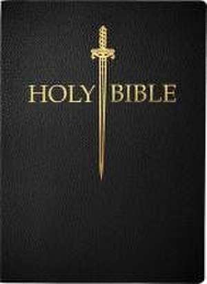 KJV Sword Bible, Large Print, Black Bonded Leather, Thumb Index de Whitaker House