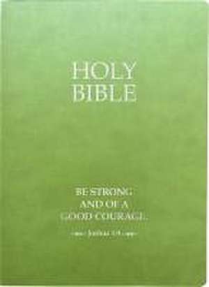 KJV Holy Bible, Be Strong and Courageous Life Verse Edition, Large Print, Olive Ultrasoft de Whitaker House