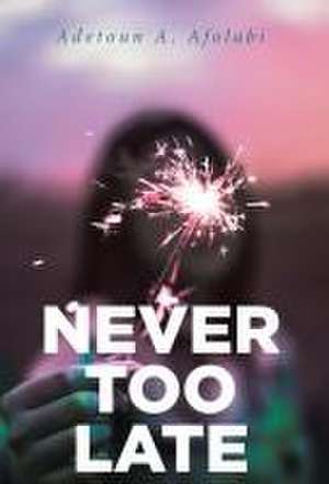 Never Too Late de Adetoun A. Afolabi