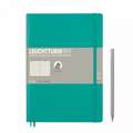 Agendă nedatată Leuchtturm Composition B5 Emerald, pagini liniate