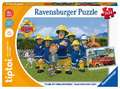 Ravensburger tiptoi Puzzle 00139 Puzzle für kleine Entdecker: Feuerwehrmann Sam, Kinderpuzzle für Kinder ab 4 Jahren, für 1 Spieler