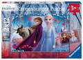 Ravensburger Kinderpuzzle - 05009 Reise ins Ungewisse - Puzzle für Kinder ab 3 Jahren, mit 2x12 Teilen, Puzzle mit Disney Frozen