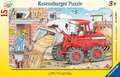 Mein Bagger. Puzzle mit 15 Teilen