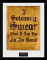 HARRY POTTER - Framed print "I Solemnly Swear" x2