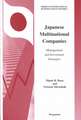 Japanese Multinational Companies – Management and Investment Strategies