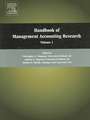 Handbook of Management Accounting Research