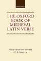 The Oxford Book of Medieval Latin Verse