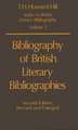 Bibliography of British Literary Bibliographies