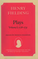 Henry Fielding - Plays: Volume I, 1728-1731