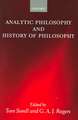 Analytic Philosophy and History of Philosophy