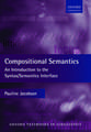 Compositional Semantics: An Introduction to the Syntax/Semantics Interface