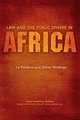 Law and the Public Sphere in Africa: La Palabre and Other Writings