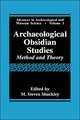 Archaeological Obsidian Studies: Method and Theory