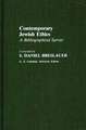 Contemporary Jewish Ethics: A Bibliographical Survey