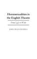 Homosexualities in the English Theatre: From Lyly to Wilde