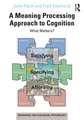 A Meaning Processing Approach to Cognition: What Matters?