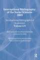 IBSS: Economics: 2005 Vol.54: International Bibliography of the Social Sciences