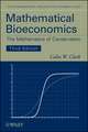 Mathematical Bioeconomics – The Mathematics of Conservation 33