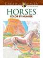 Horses Color by Number Coloring Book: A Story Coloring Book