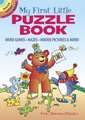 D'Amico, F: My First Little Puzzle Book: Word Games, Mazes,