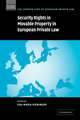 Security Rights in Movable Property in European Private Law